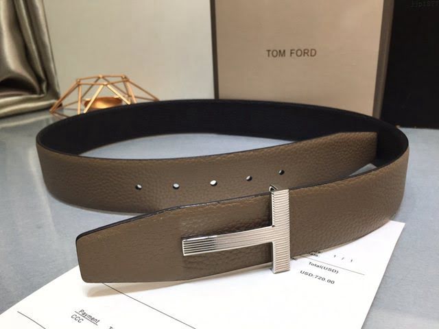 TOM FORD商務男士皮帶 湯姆福特雙面小牛皮腰帶  jjp1877