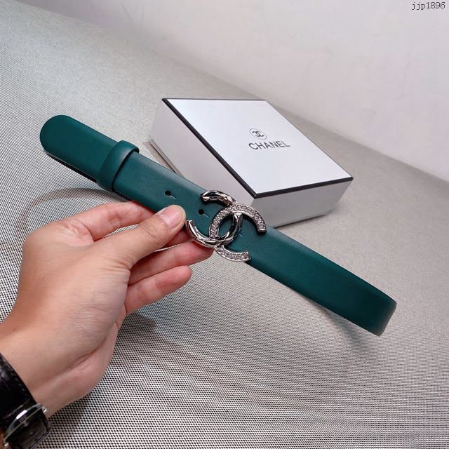 Chanel女士皮帶 香奈兒雙C時尚腰帶  jjp1896
