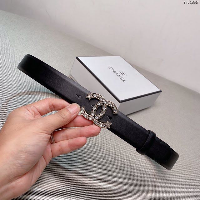 Chanel女士皮帶 香奈兒雙C時尚腰帶  jjp1899