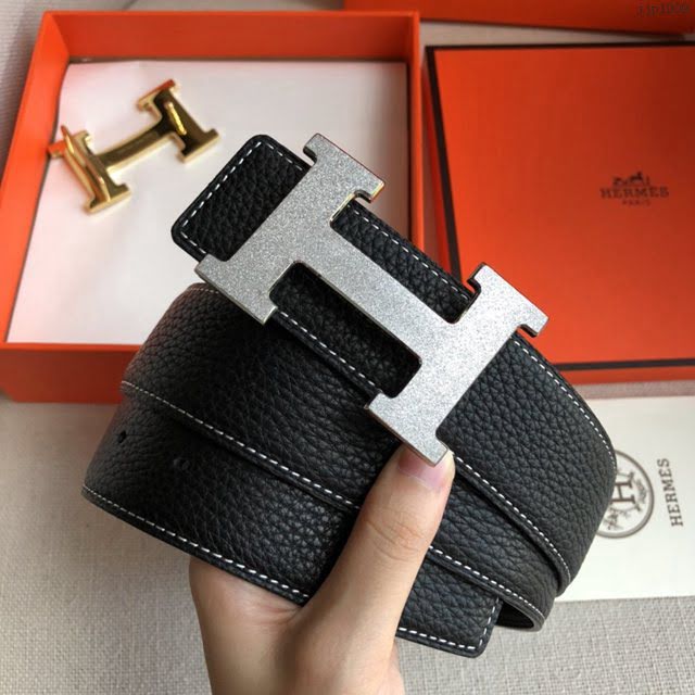 HERMES雙面小牛皮腰帶 愛馬仕男士皮帶  jjp1909