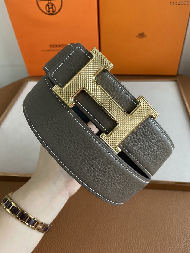 HERMES經典皮帶 愛馬仕Togo牛皮腰帶  jjp2000