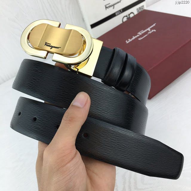 菲拉格慕男士皮帶 Ferragamo雙面牛皮爆款腰帶  jjp2220