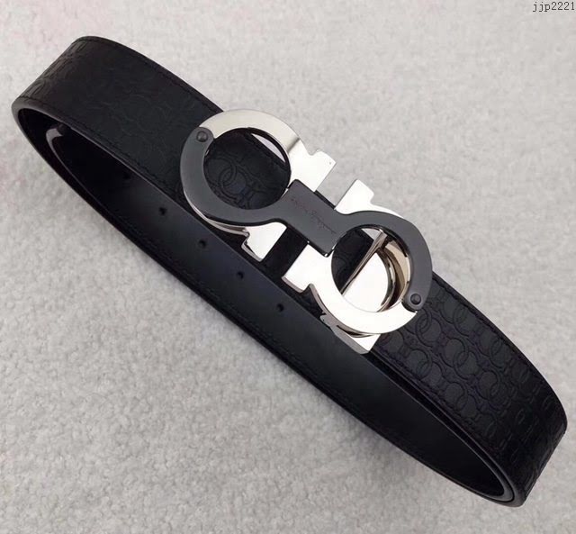 菲拉格慕男士皮帶 Ferragamo雙面牛皮爆款腰帶  jjp2221