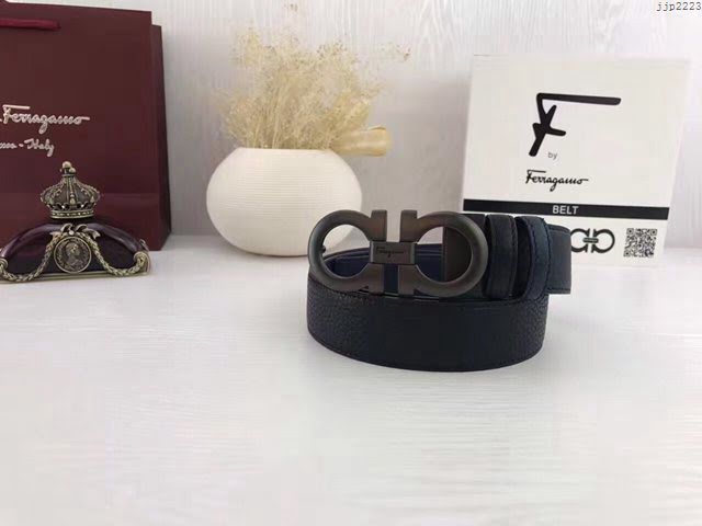 菲拉格慕男士皮帶 Ferragamo雙面牛皮爆款腰帶  jjp2223