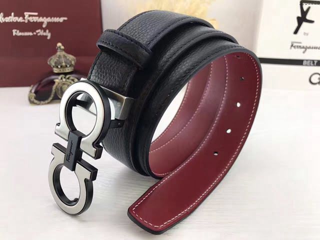 菲拉格慕男士皮帶 Ferragamo雙面牛皮爆款腰帶  jjp2229