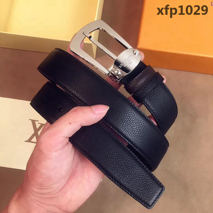 路易威登LV 正品開模 Italy專櫃在售正品 lv針扣 原版皮男款皮帶  xfp1029