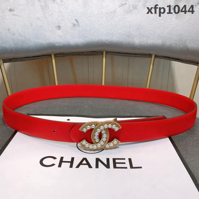 CHANEL香奈兒 18新款 CC珍珠水鑽扣 精品光滑優雅皮帶 上身效果巨好 奢華經典 小紅書火爆款   xfp1044
