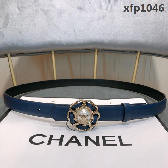 CHANEL香奈兒 18新款 20MM精品 進口光滑優雅牛皮小妖帶 CC穿皮鏈條經典銅扣  xfp1046