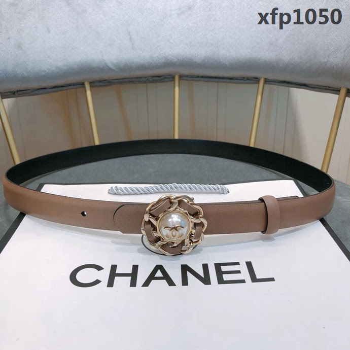 CHANEL香奈兒 18新款 20MM精品 進口光滑優雅小腰帶 CC穿皮鏈條經典銅扣 一帶兩用式腰帶  xfp1050