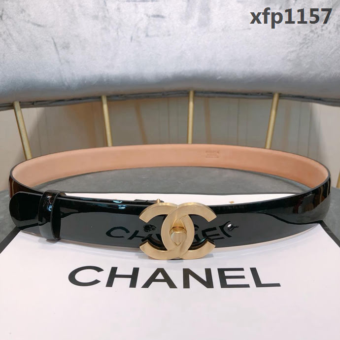 CHANEL香奈兒 18新款 31mm精品 cc經典銅扣 進口皮漆皮面料 時尚百搭款皮帶 網紅熱銷款  xfp1157