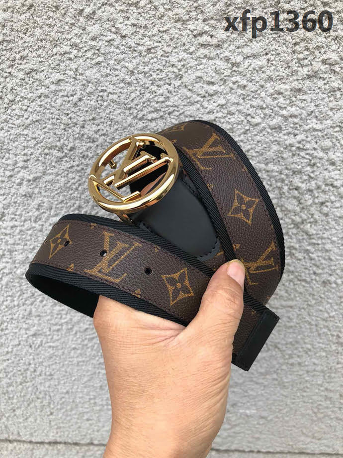 路易威登LV M0117U 本季新品 LV Circle腰帶 休閒時尚 男士皮帶  xfp1360