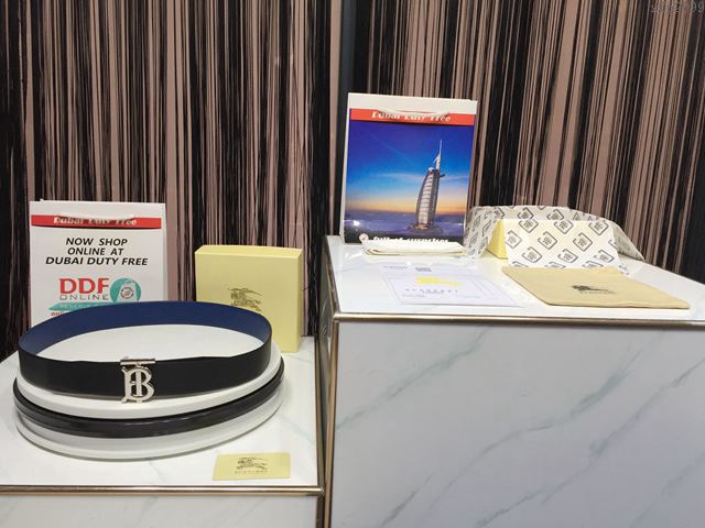 Burberry皮帶 TB經典款 巴寶莉男士皮帶  xfp2099