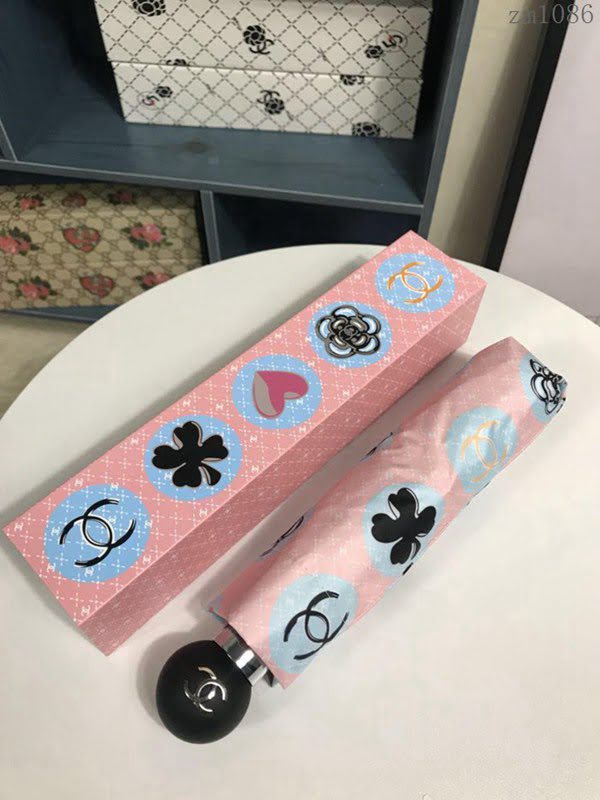 CHANEL香奈兒傘 年度巔峰之作 心形圖案 晴雨傘 防曬隔熱 防紫外線  zm1086
