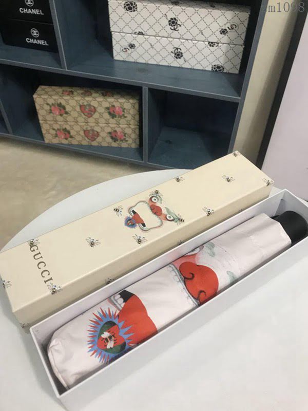 GUCCI古馳傘 怪獸新款 最新火爆單品 G家自動傘 晴雨傘 防曬隔熱 防紫外線  zm1098