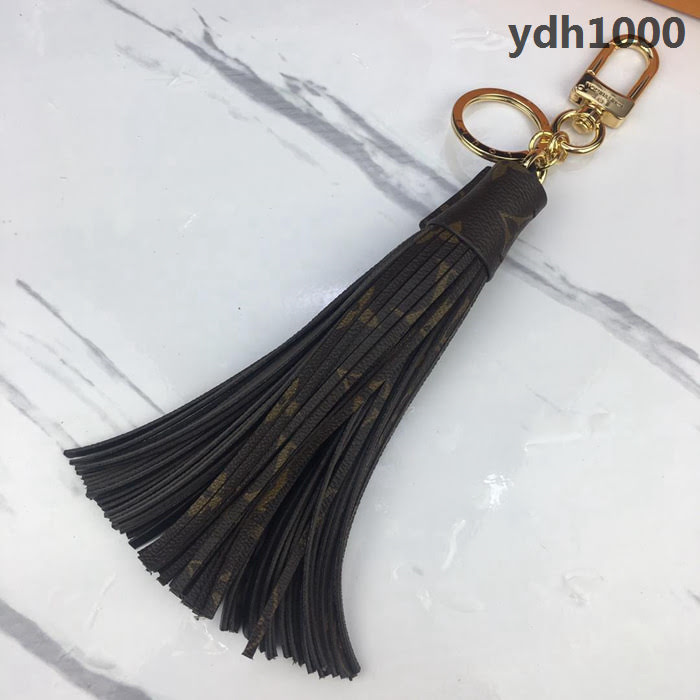 路易威登LV 頂級原單掛飾 掛件 鑰匙扣 M78616黑 百搭款 男女包包通用  ydh1000