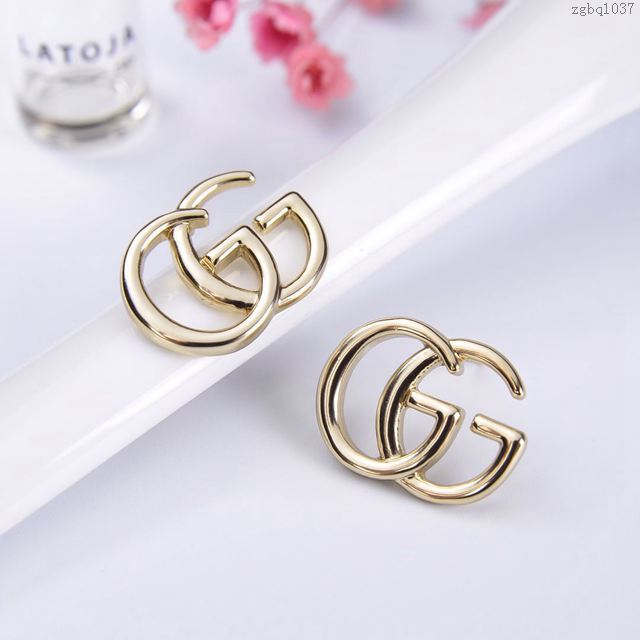 GUCCi飾品 古馳新款鋯石耳釘 Gucci一比一複刻耳環  zgbq1037
