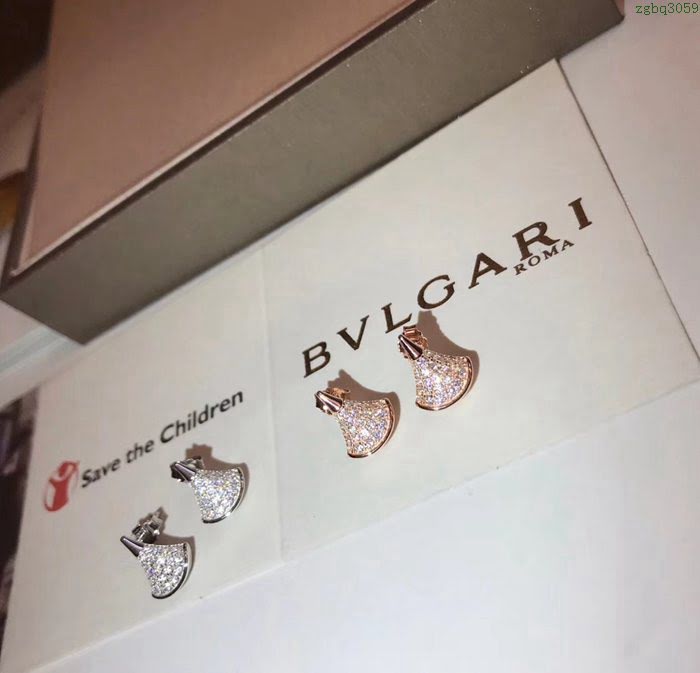 Bvlgari飾品 寶格麗diva系列 高端定制火爆款耳釘 進口925純銀  zgbq3059