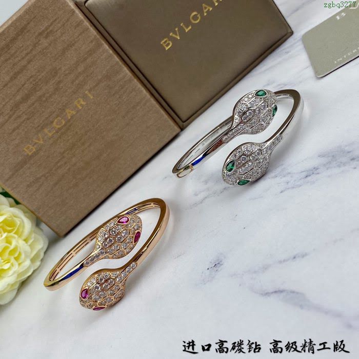 Bvlgari飾品 寶格麗新款雙頭蛇手鐲 全網爆款  zgbq3277