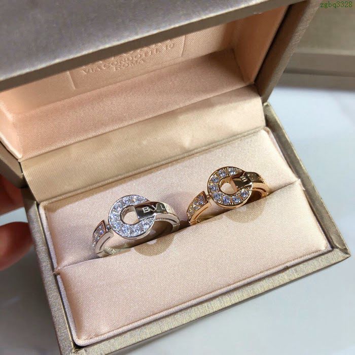 Bvlgari飾品 寶格麗銅錢圓餅戒指  zgbq3328