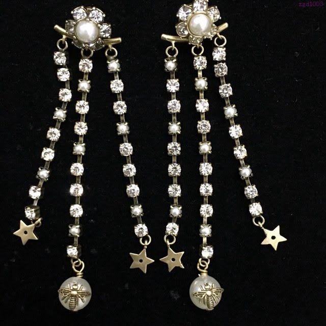 Dior飾品 迪奧經典熱銷款耳釘 Dior高端品質耳環  zgd1003