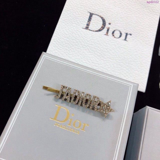 Dior飾品 迪奧經典熱銷款髮夾 Dior頭飾  zgd1022