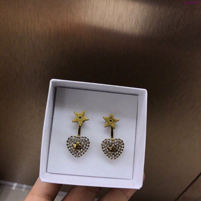 Dior飾品 迪奧經典熱銷款桃心耳釘 耳環  zgd1093