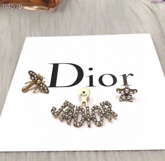 Dior飾品 迪奧經典熱銷款個性密蜂耳釘耳環  zgd1148