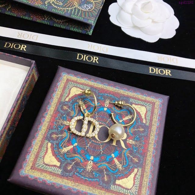 Dior飾品 迪奧經典熱銷款耳環 2021新款DIOR迪奧CD字母耳釘  zgd1192