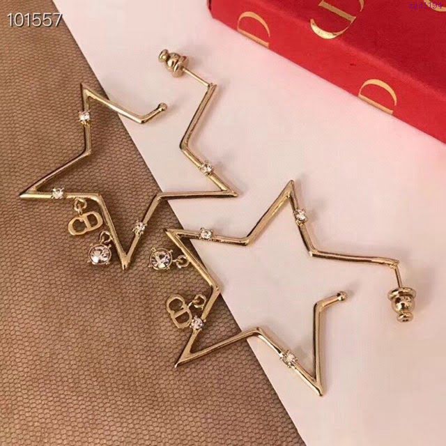 Dior飾品 迪奧2021熱銷款五角星耳釘 時尚經典款耳環  zgd1194