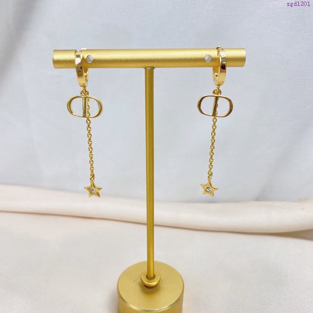 Dior飾品 專櫃最新款同步上新迪奧耳釘耳環  zgd1201
