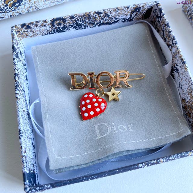 Dior飾品 迪奧經典熱銷款草莓髮夾系列 套裝  zgd1221