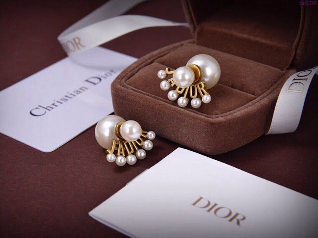 Dior飾品 迪奧經典熱銷新款金色復古字母JADIOR耳釘耳環  zgd1245