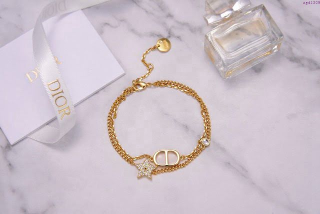 Dior飾品 迪奧熱銷早春新品五角星CD項鏈手鏈  zgd1309