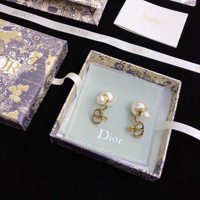 Dior飾品 迪奧經典熱銷新款CD耳釘耳環  zgd1319