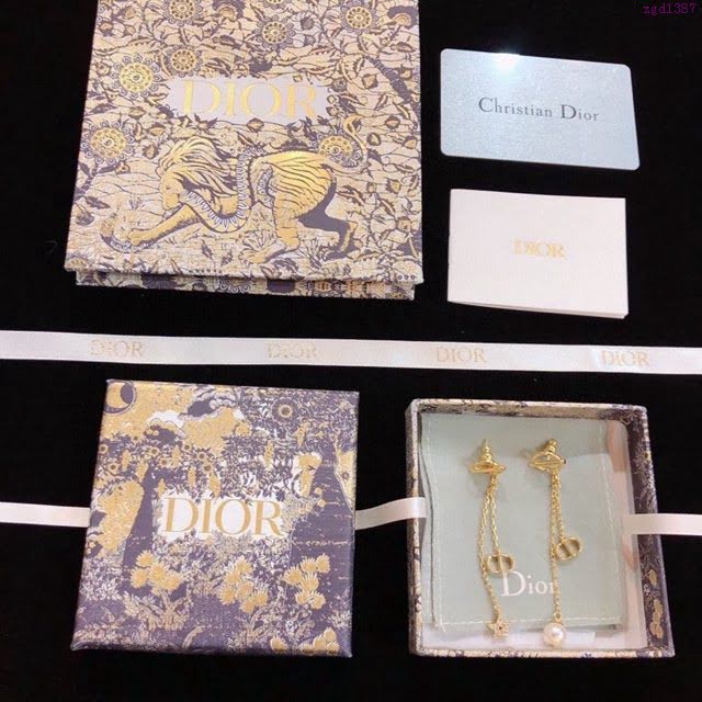 Dior飾品 2021新款DIOR迪奧CD耳釘耳環  zgd1387