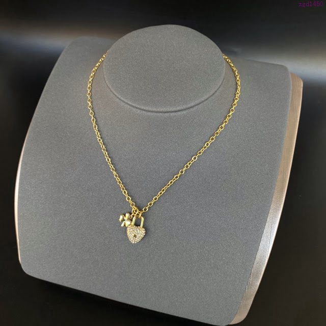 Dior飾品 迪奧經典熱銷款JADIOR復古三葉草項鏈  zgd1450