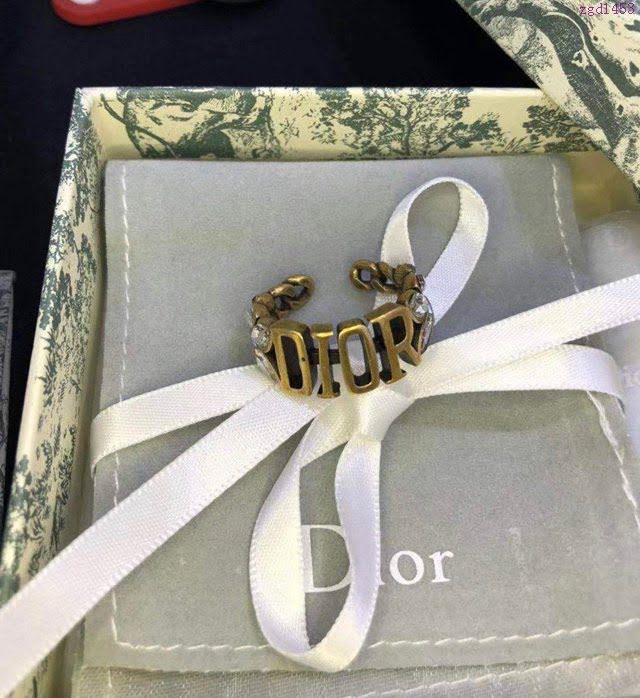 Dior飾品 迪奧經典熱銷款dior字母開口戒指  zgd1453