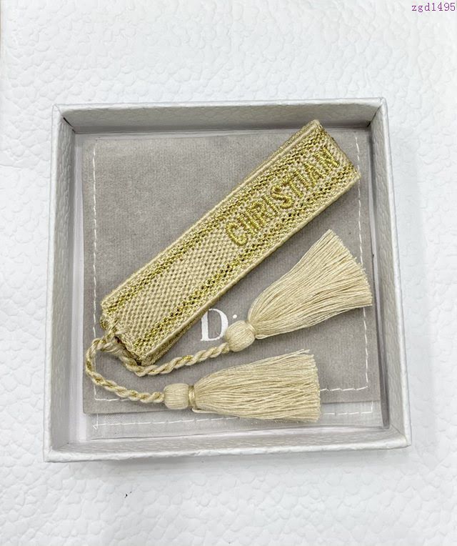 Dior飾品 迪奧經典熱銷款刺繡針織手環 迪奧DIOR編織伸縮流蘇手繩  zgd1495