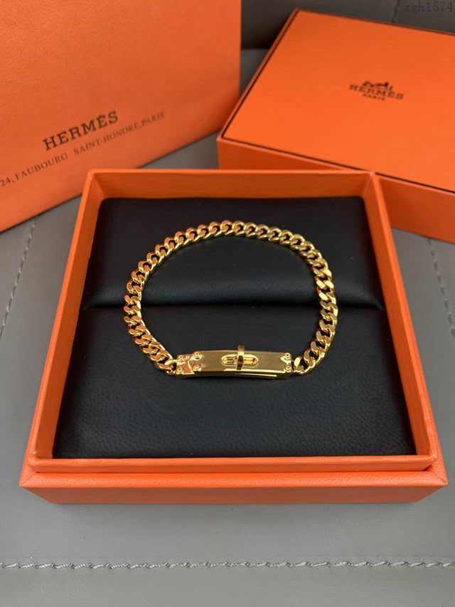 Hermes首飾品 愛馬仕Kelly Clochette手鏈 Hermes經典男女款手鏈  zgh1574