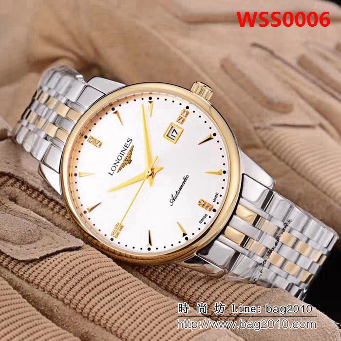 LONGINES浪琴 經典大三針 全自動機械 精品男士腕表 WSS0006