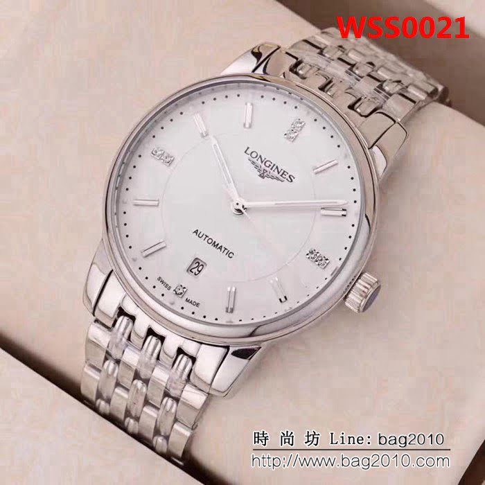 LONGINES浪琴 簡約時尚 精品男士腕表 WSS0021