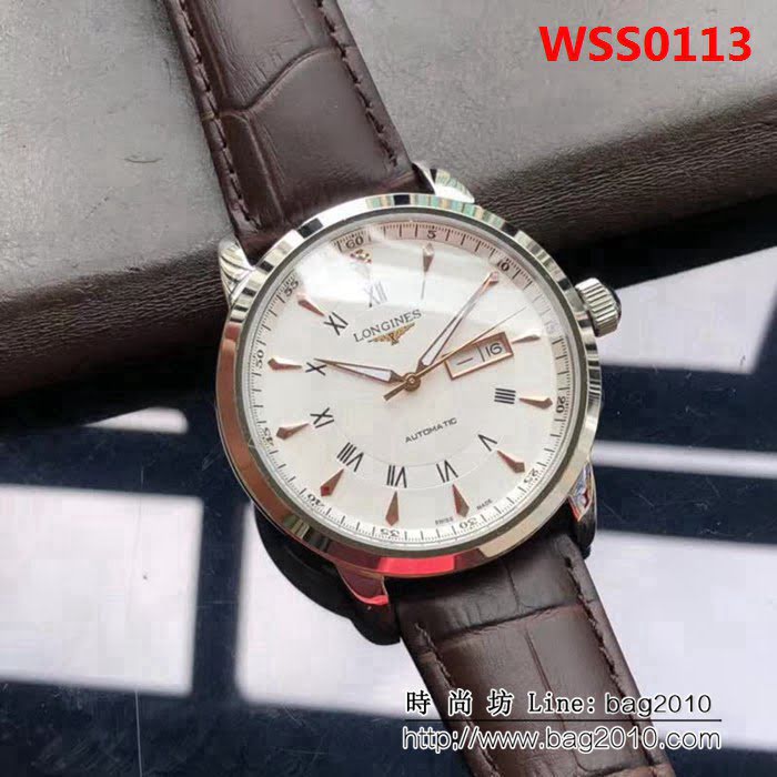 LONGINES浪琴 經典百搭 全自動機械 精品男士腕表 WSS0113