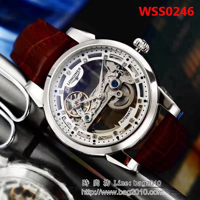 LONGINES浪琴 高級定制 全自動機械 男士腕表 WSS0246