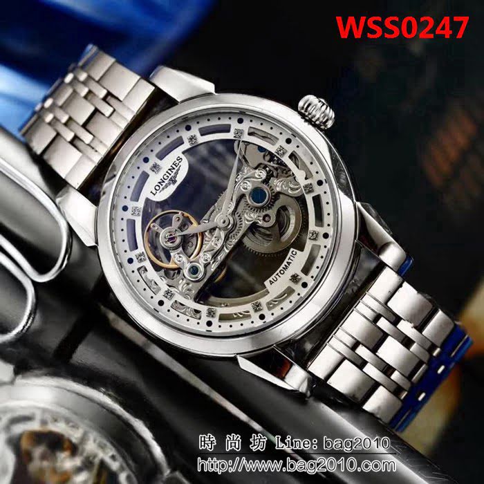 LONGINES浪琴 高級定制 全自動機械 男士腕表 WSS0247
