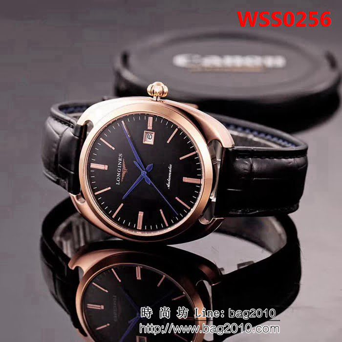 LONGINES浪琴 經典大三針 全自動機械 精品男士腕表 WSS0256