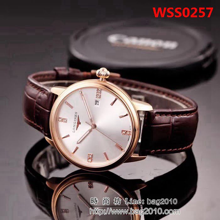 LONGINES浪琴 經典大三針 全自動機械 精品男士腕表 WSS0257