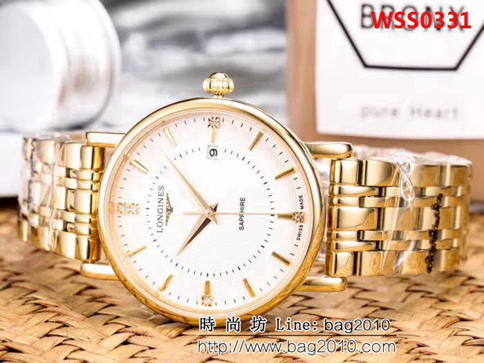 LONGINES浪琴 經典大三針 全自動機械 精品男士腕表 WSS0331