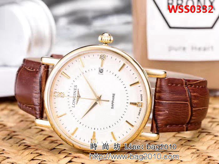 LONGINES浪琴 經典大三針 全自動機械 精品男士腕表 WSS0332