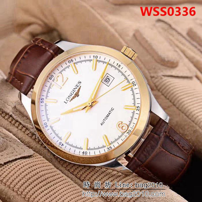 LONGINES浪琴 經典大三針 全自動機械 精品男士腕表 WSS0336