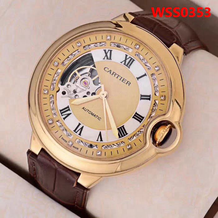 CARTIER卡地亞 新品上市 精品男士腕表 WSS0353